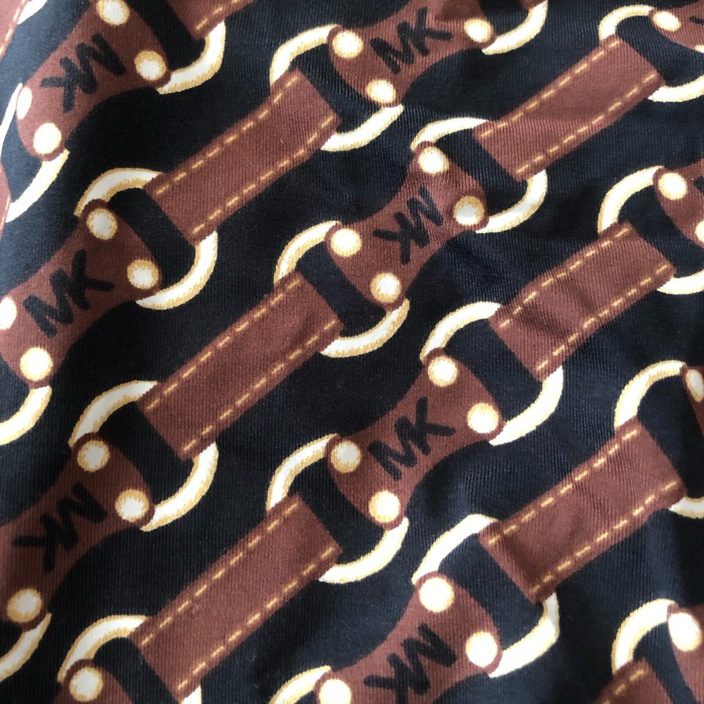 Michael Kors Brown logo Bikini Size 8 - Picture 5 of 14